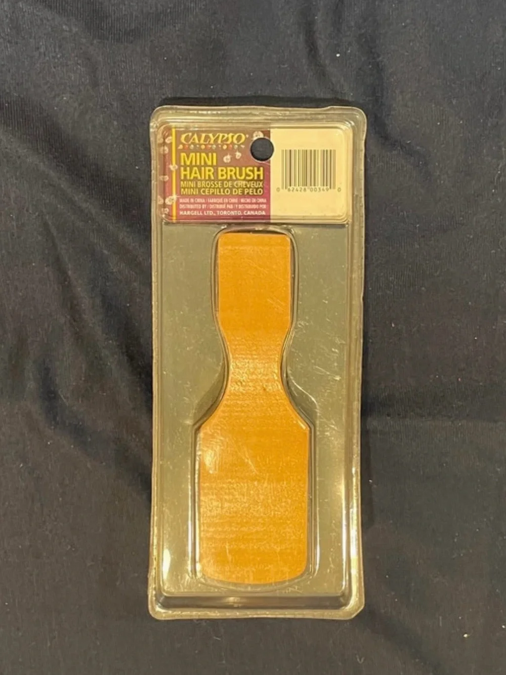 Calypso Mini Travel Wooden Hair Brush Pocket Size (Brand New)
